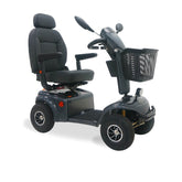 Expedition XL4 Heavy-Duty Mobility Scooter with Pneumatic Tires and USB Port in Grey